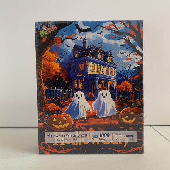 Jiujiu Other - Halloween White Ghost 1000 Piece Jigsaw Puzzle 70x50 cm Brand New Sealed